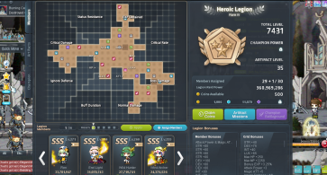 ⭐️Legion 7.4K (NA) Reboot Kronos/ Ren Lvl 271/ Erel Light Lvl 264/ Wild Hunter Lvl 260/ Wind Archer Lvl 255/ DW Lvl 250 ⭐️