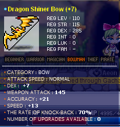 【ROYALS】Perfect Dragon Shiner Bow