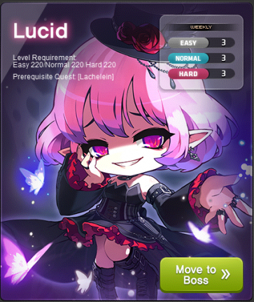 Hard Lucid | NA Reboot | Fast Clear | %Max Drop Rate
