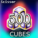 500 CUBES KAIZENMS KAIZEN MS MAPLE STORY MESOS MIRACLE CUBE 